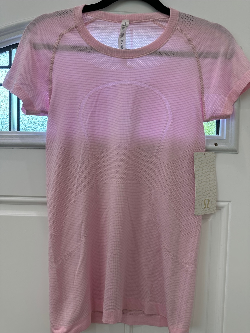 lululemon athletica Pink Seamless Short Sleeve Tee
